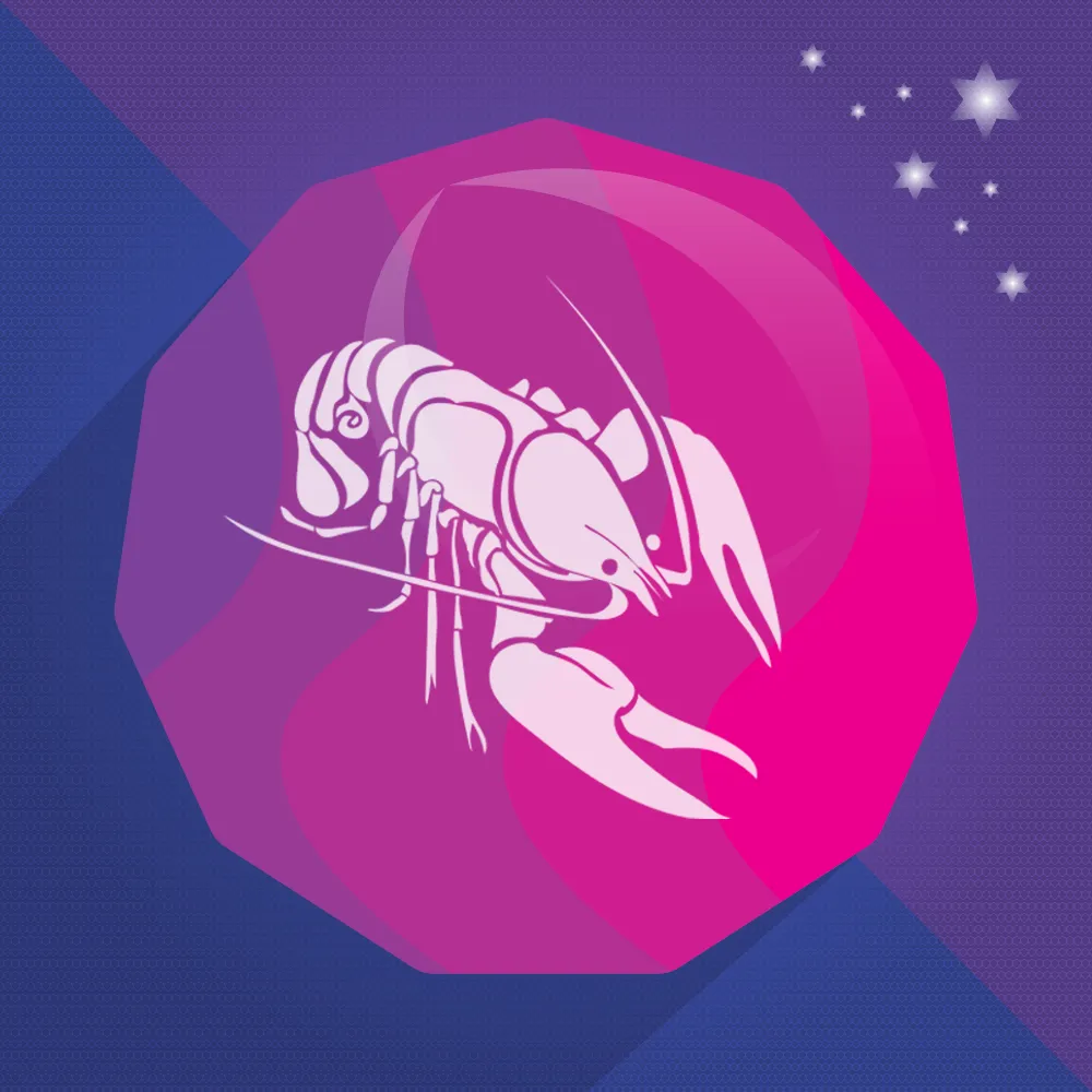 Cancer zodiac sign symbol