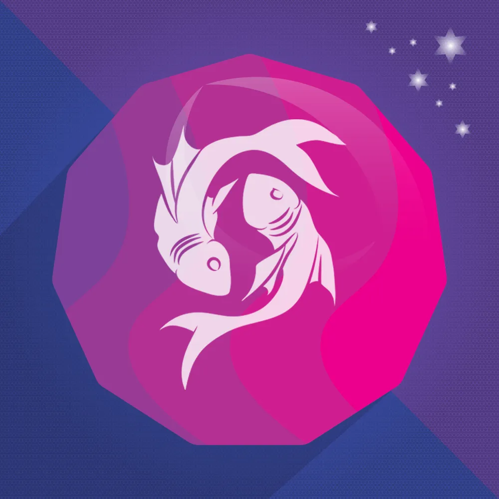 Pisces zodiac sign symbol